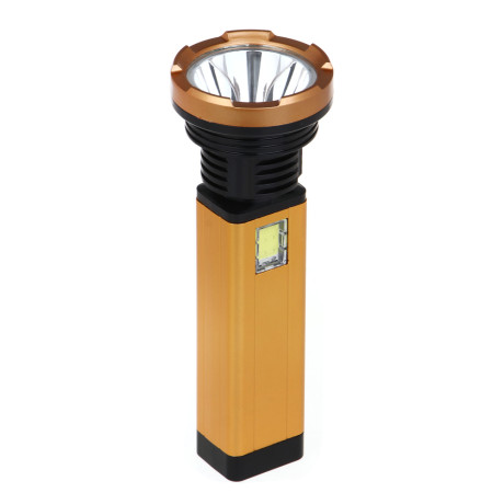 ЕРМАК Фонарь ручной, LED+COB, 1200мАч, 4 режима, 6х17см