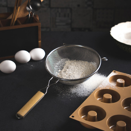 VETTA Ретро Сито с ободом и ручкой 21см, двойная сеть, нерж.сталь