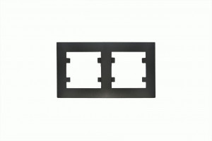 MAKEL Karea Rizz рамка СУ 2 мест. ЧЕРНЫЙ STAR 88054702