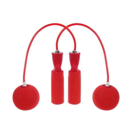 Скакалка беспроводная тм BY SPORT, d5мм, утяжелители d6,5см, 608Z, PP, PVC, EVA, 4 цвета