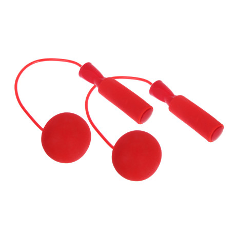 Скакалка беспроводная тм BY SPORT, d5мм, утяжелители d6,5см, 608Z, PP, PVC, EVA, 4 цвета