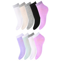 GALANTE Носки женские, р.23-25, 85% хлопок, 10% полиэстер, 5% спандекс, 2 диз, НН22-12