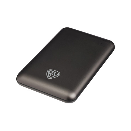 BY Аккумулятор мобильный, 10000мАч, USB/Type-C, Быстрая зарядка QC4.0+PD, 5А, корпус метал, серый
