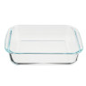SATOSHI Форма для запекания жаропрочная квадратная, с ручками, стекло, 24.5x21.9x5.1см, 1,8л