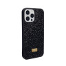 BY Чехол для смартфона КРИСТАЛЛЫ, iP - 13 Pro Max, материал TPU, чёрный