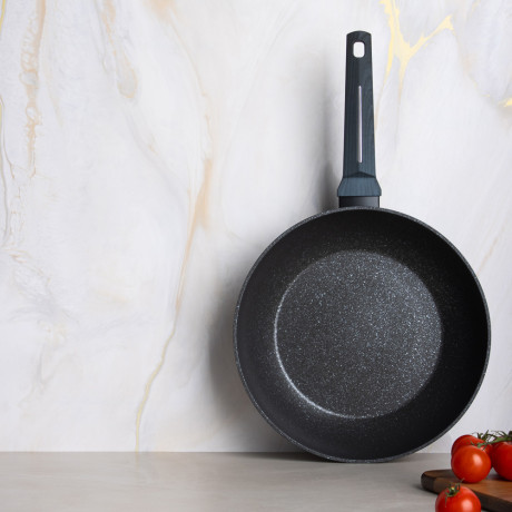 SATOSHI Гардан Вок литой d28см, антипригарное покрытие мрамор, индукция