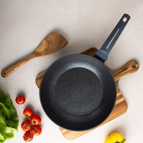 SATOSHI Гардан Вок литой d28см, антипригарное покрытие мрамор, индукция