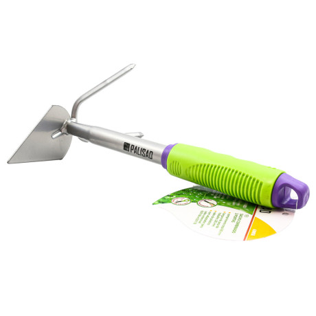 Мотыжка комбинированная 2-зубая, 85 х 190 х 275 мм, стальная, обрез. рукоятка Palisad