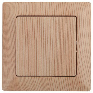 ЭРА Intro Solo выкл. 1 кл. 10А, сосна 4-101-11 53555