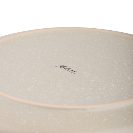 MILLIMI Тарелка подстановочная 26.5х2.8см, керамика, бежевый