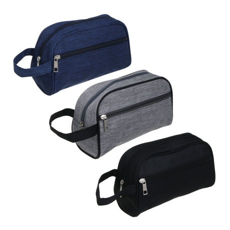 ЮL Несессер с 2-мя отделениями, 100% ПЭ, 23х14х8см, 3 цвета
