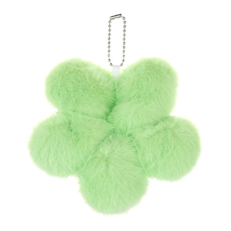 ИГРОЛЕНД Брелок мягкий "Панда на цветочке" с подвесом, 12 см, полиэстер, 4 цвета