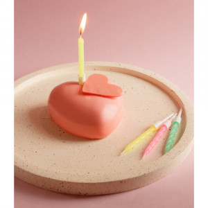 FNtastic Набор свечей для торта, 10 шт, 8 см, парафин, 6 цветов