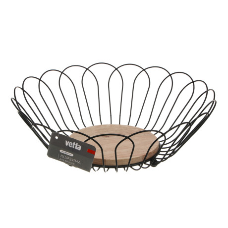Корзина для фруктов тм Vetta углеродистая сталь, 14x27x9см
