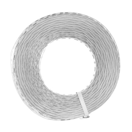 Лента перфорированная, вентиляционная, прямая, 0.7 мм, LP V, 2 см х 25 м, цинк Сибртех