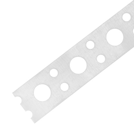 Лента перфорированная, вентиляционная, прямая, 0.7 мм, LP V, 2 см х 25 м, цинк Сибртех