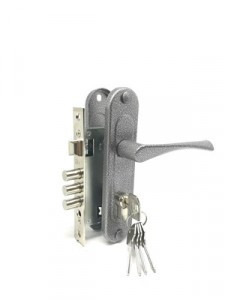 Д-град Зенит ЗВ7-60-01 серебро Замок врезной с/руч15)