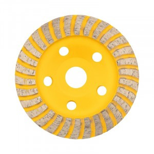 Чашка алмазная шлифовальная Turbo 125х22.2 мм Kranz (цена за шт) KR-90-0152