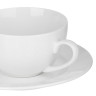 Набор чайный 2 пр., 230мл, MILLIMI, белый рельеф, фарфор