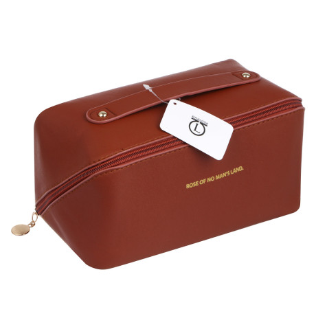 Косметичка саквояж 6 отделений тм ЮL, ПУ, 25х11х11см, 3 цвета