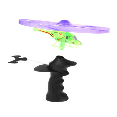 ИГРОЛЕНД Пропеллер запускалка, со свет.эфф, диск 15см, пистолет для запуска, PP, 23,5х28,5х5,5см