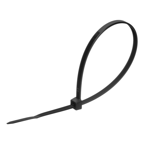 Хомуты, 250 x 4.8 мм, пластиковые, черные, 100 шт Сибртех