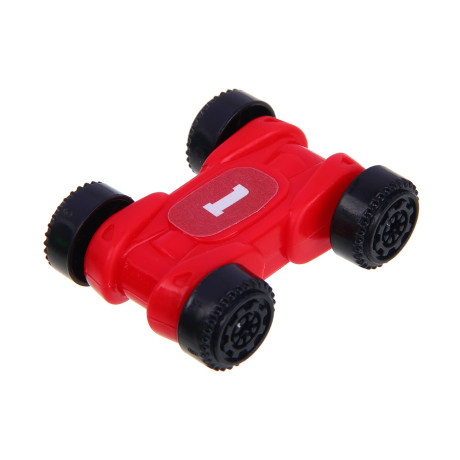 ИГРОЛЕНД Автотрек "Гонки", пластик, 4 машинки, 21,5х22х5 см