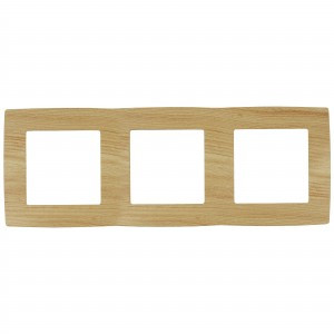 ЭРА 12 рамка СУ 3 мест., сосна, 12-5003-11 9706