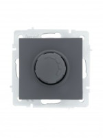 Lezard VESNA мех. диммер СУ 1 кл. 16А (800Вт) графит (корп. ABS)  742-3488-115