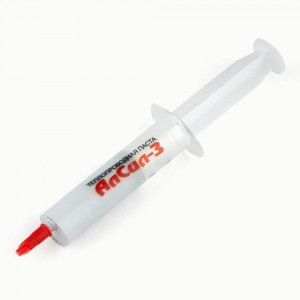 Теплопроводная паста АлСил-3 кремний-органическая на основе нитрида алюминия, 20 г, шприц