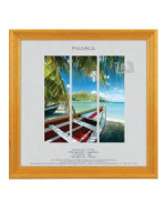 Фоторамка Image Art С18 20х20 дерев. сосны, янтарь, вставка-прозр. пласт. 53177