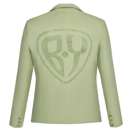 Пиджак со стразами, унисекс, салатовый, разм.M