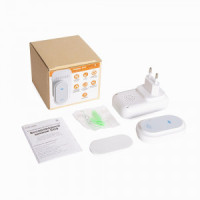 Звонок беспроводной S09 150м, 38мелод., 220V, IP68, белый, Сигнал