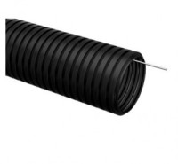 IEK ELASTA труба гофр. ПНД d16 с зондом (100м) черная (цена за 1м) ET-TG21-121-016-100-K02