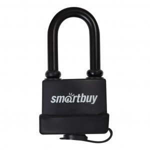 Smartbuy Замок навесной, уличный Ш50xВ56мм, удлиненная дужка, d=8,2мм, 3 кл., дверца, SBT-LK-5650L
