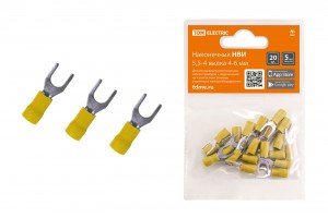 TDM наконечник НВИ 5,5-4 вилка 4-6мм (уп. 20шт., цена за ГУ) (20уп.!) SQ0568-0018