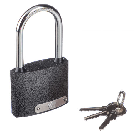 ЕРМАК Замок навесной "Влагонепроницаемый", с длинной дужкой, 63мм