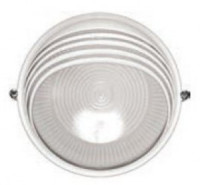 Светильник НПП1107 белый/круг ресничка 100W IP54  IEK