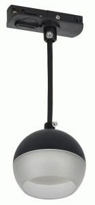 IEK св-к 4119 подвесной на 1-фаз. шинопровод под лампу GX53 черный 90x90 LT-UCB0-4119-GX53-1-K02