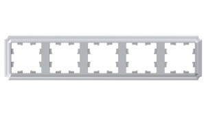 Systeme Electric AtlasDesign ANTIQUE рамка СУ 5 мест. АЛЮМИНИЙ ATN100305 (5!)