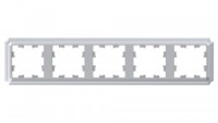 Systeme Electric AtlasDesign ANTIQUE рамка СУ 5 мест. АЛЮМИНИЙ ATN100305 (5!)