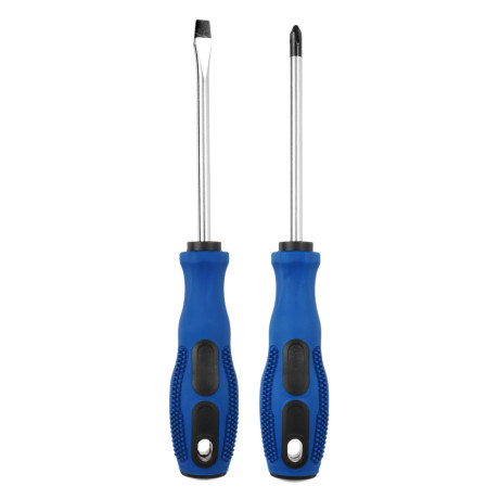 РОКОТ Набор отверток "Любитель" 2шт, с прорезиненной ручкой, 20см