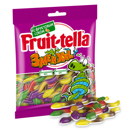 Мармелад жевательный Fruittella Змеи XXL, 70 г