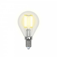 Uniel Sky шар G45 E14 6W(500lm 360°) 4000K 4K филамент прозрачная 45x70 LED-G45-6W/NW/E14/CL