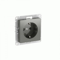 Systeme Electric ATLASDESIGN мех. роз. СУ 1 мест. (земля), 16А (автоклеммы) СТАЛЬ ATN000943S (5!)