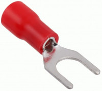 IEK GENERICA наконечник изолир. НВИ 1,25-5 вилка 0,5-1,5мм красный (100шт) UNL10-D15-4-5-G