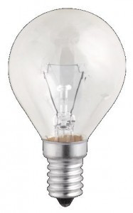 JAZZWAY P45 E14 40W шар прозрачная .3320256