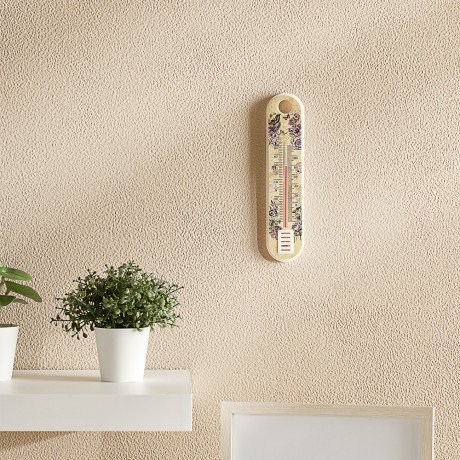Термометр комнатный тм VETTA, Цветы, пластик, 19х4см, на блистере