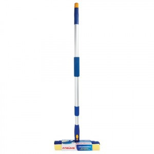 Стекломойка ЛАЙМА вращающ., телескоп. ручка, рабочая часть 25 см (стяжка, губка, ручка)  601494