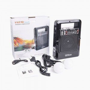 "Радиоприемник "Vikend Treveler ", УКВ, 220V,встр.акк. 1200mAh, фонарь, 17x6x23см.